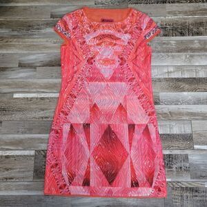 Custo Barcelona Lowxury Red Sequin Dress Size Small/2
